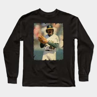 Dennis Eckersley in Oakland Athletics, 1992 Long Sleeve T-Shirt